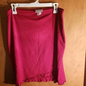 Fashion bug red skirt